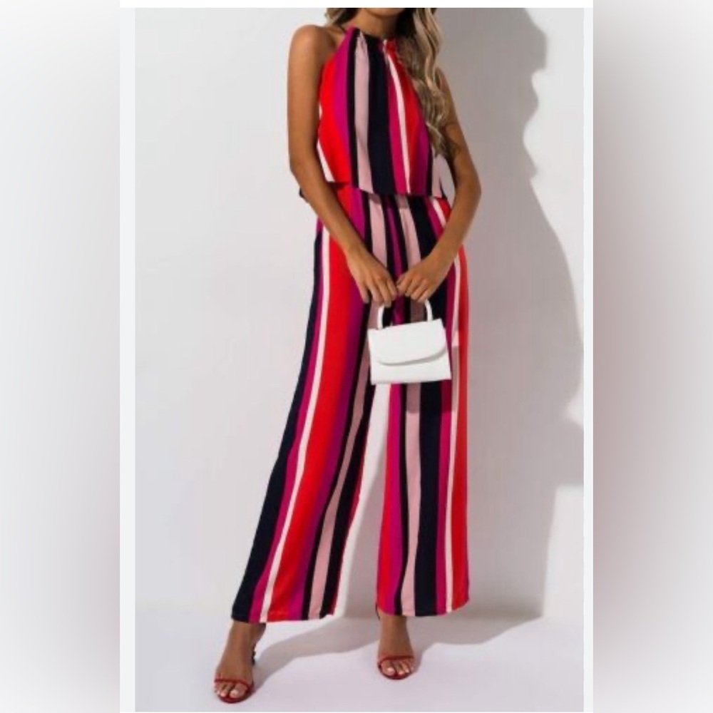 Fab’rik Halter Jumpsuit Size Large